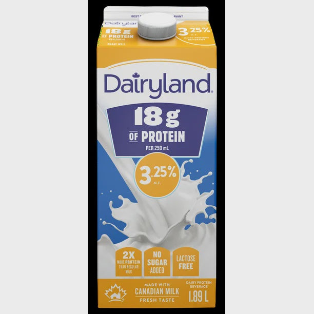 Dairyland 3.25% Homogenized Protein Milk - 1.86L