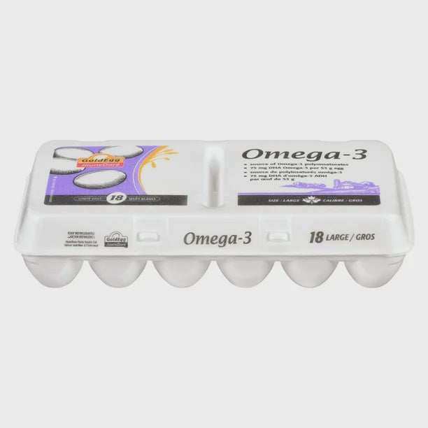 Gold Egg Omega 3 Large Eggs - 18pk