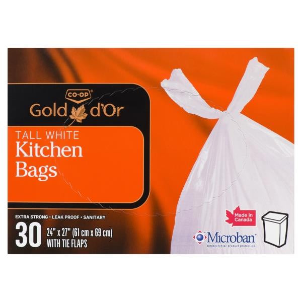 CG 45L Kitchen Garbage Bags 24" x 27" - 30ct