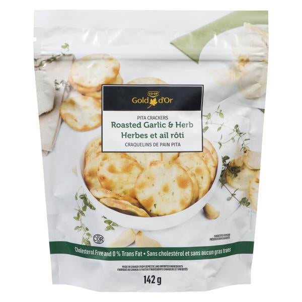 CG Roast Garlic & Herb Pita Crackers 142g