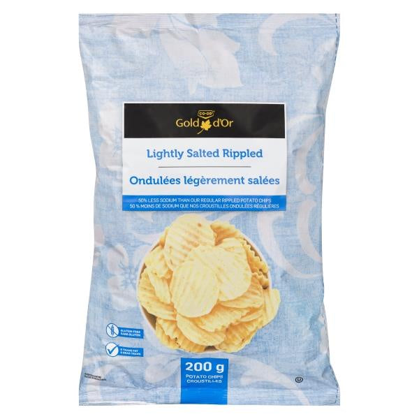 CG Light Salt Rippled Potato Chips 200g