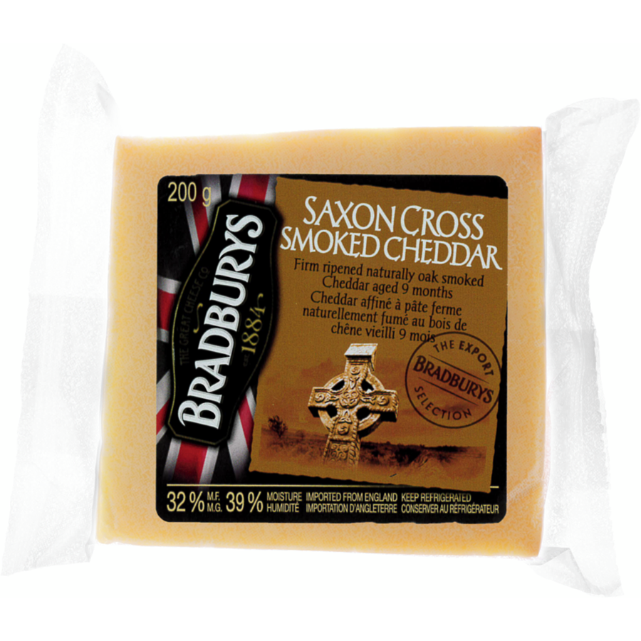 Bradbury Saxon Cross Smoked Cheddar - 200g