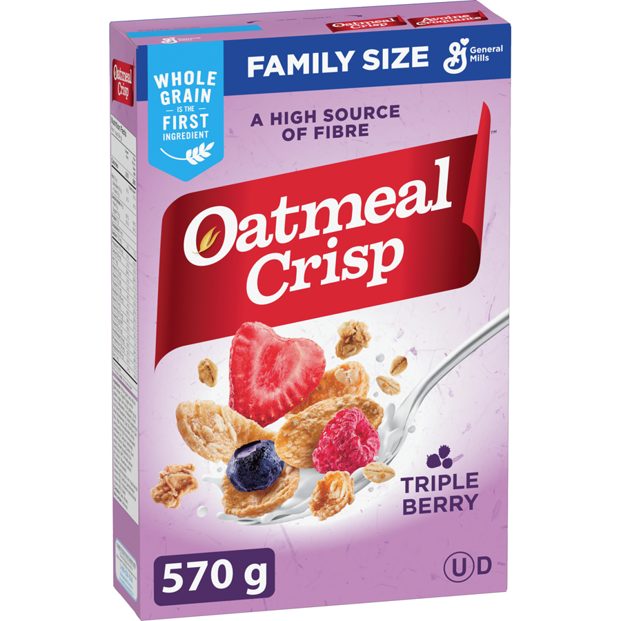 General Mills Oatmeal Crisp Triple Berry - 570g