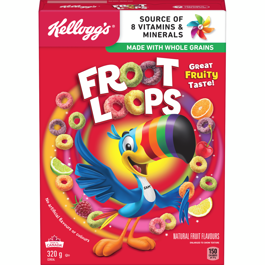 Kellogg's Froot Loops Cereal - 320g