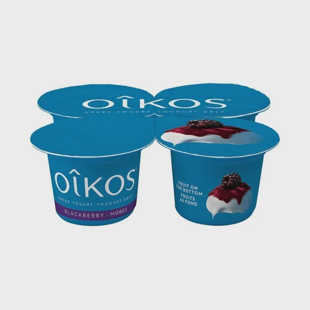 Oikos Blackberry yogurt 4 x 100g