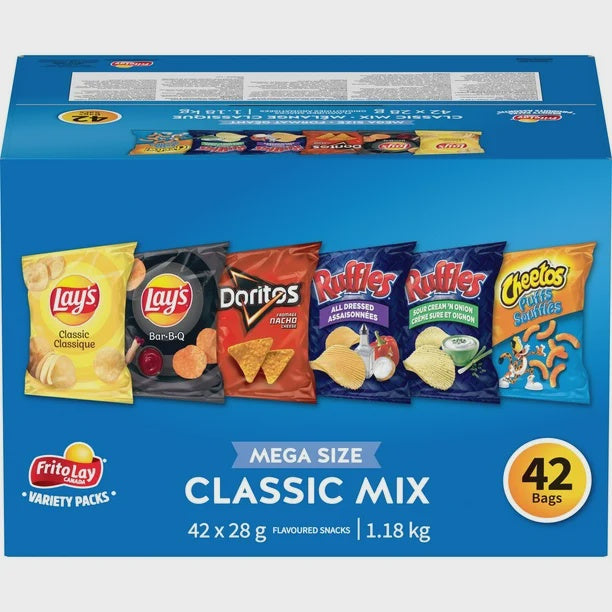 Frito Lay Variety Classic Mix - 42pk