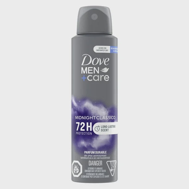 Dove Men Antiperspirant Spray Midnight Classico 107g