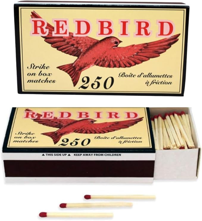 Redbird Matches - 2 x 250pk