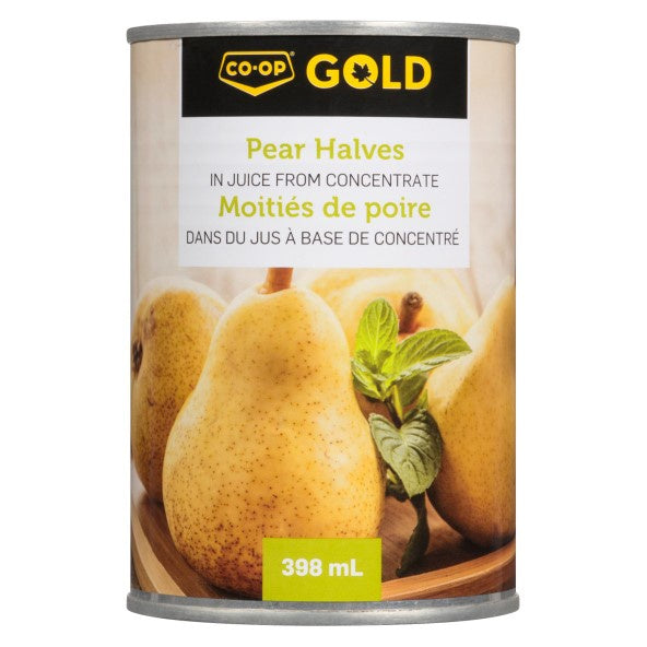 CG Bartlett Pear Halves in Pear Juice - 398ml