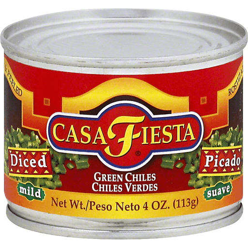 Casa Chopped Green Chilies - 113ml