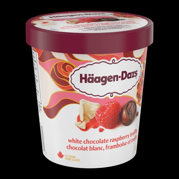 Haagen-Dazs White Choc Raspberyy Truffle 450ml