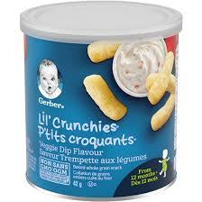 Gerber Veggie Dip Lil Crunchies - 42g