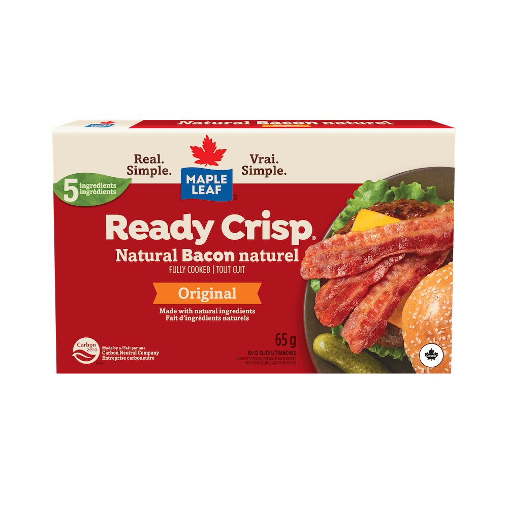 Maple Leaf Ready Crisp Bacon Slices - 65g