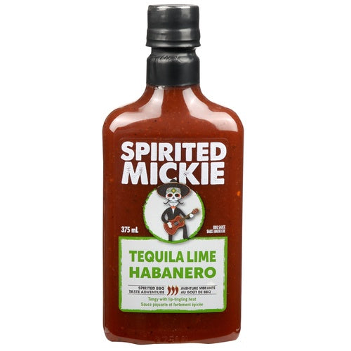 Spirited Mickie Tequila Lime Habanero BBQ Sauce