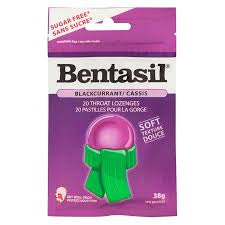 Bentasil Blackcurrant Throat Lozenges - 38g