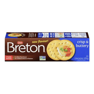 Dare Breton Crisp & Buttery Crackers 173g