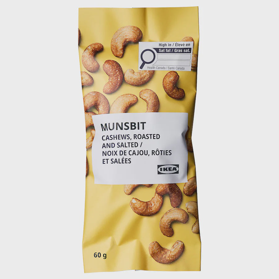 Roasted and Salted Cashews 60g