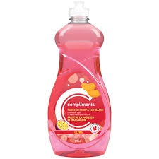 Compliments Ultra Passionfruit & Mandarin Dish Soap - 591ml