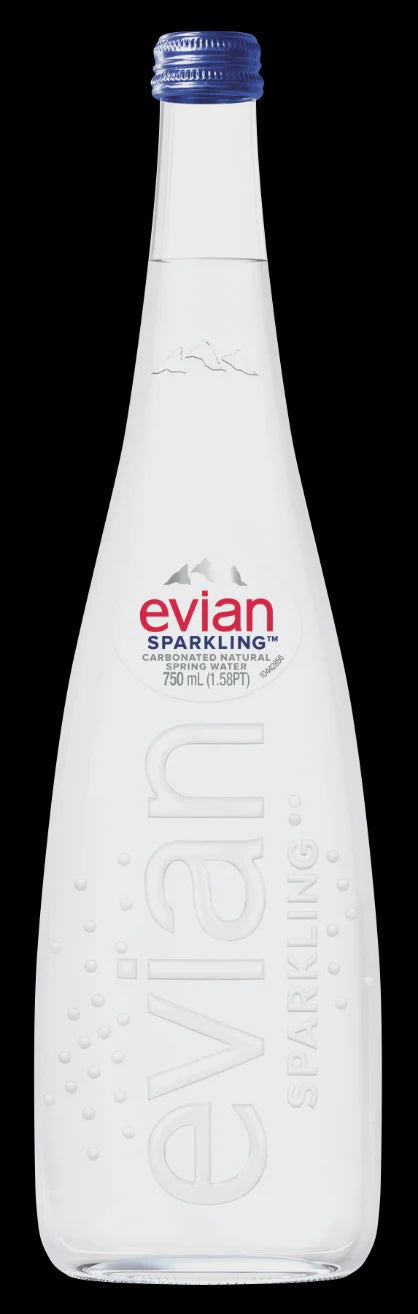 Evian Sparkling Water 750ml +$0.10DEP