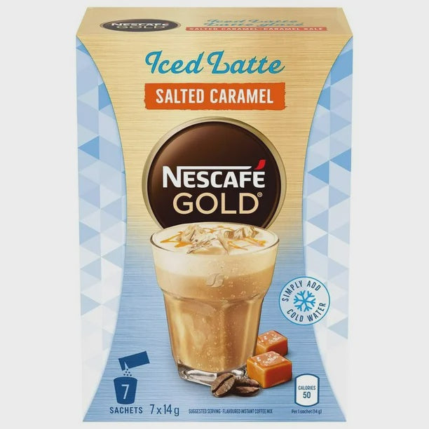 Nescafe Gold Salted Caramel Iced Latte 6pk