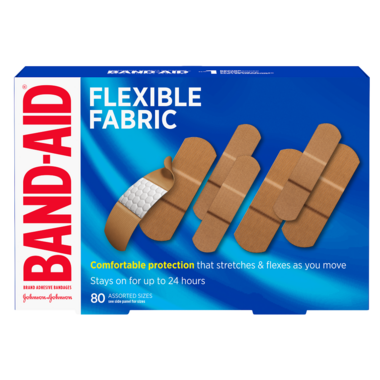 Band-Aid Fabric Bandages 80ct