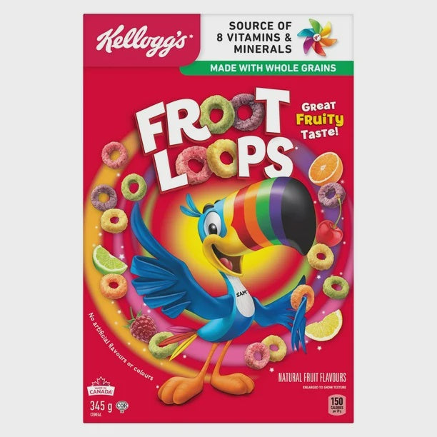 Kellogg's Froot Loops Cereal - 345g