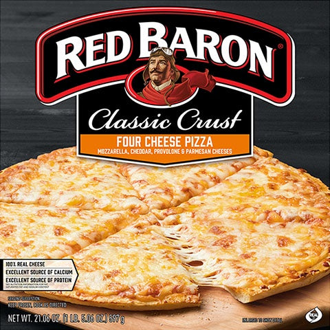 Red Baron 4 Cheese Classic Crust Pizza 597 g