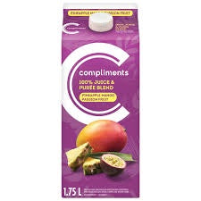 Compliments Blend Pineapple Mango Passionfruit Refrigerated Juice 1.75L +$0.25DEP