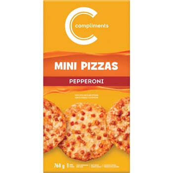 Compliments Mini Pepperoni Pizza 768g