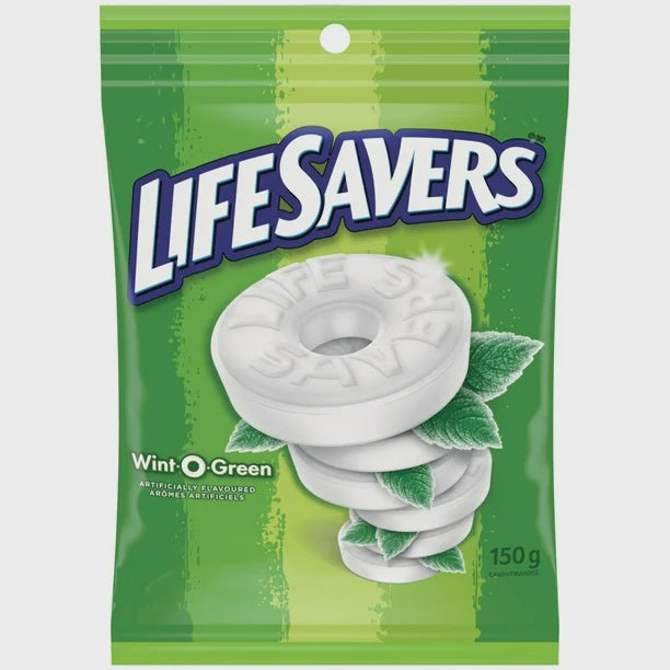 LifeSavers Wint-O-Green Wrapped Candy - 150g