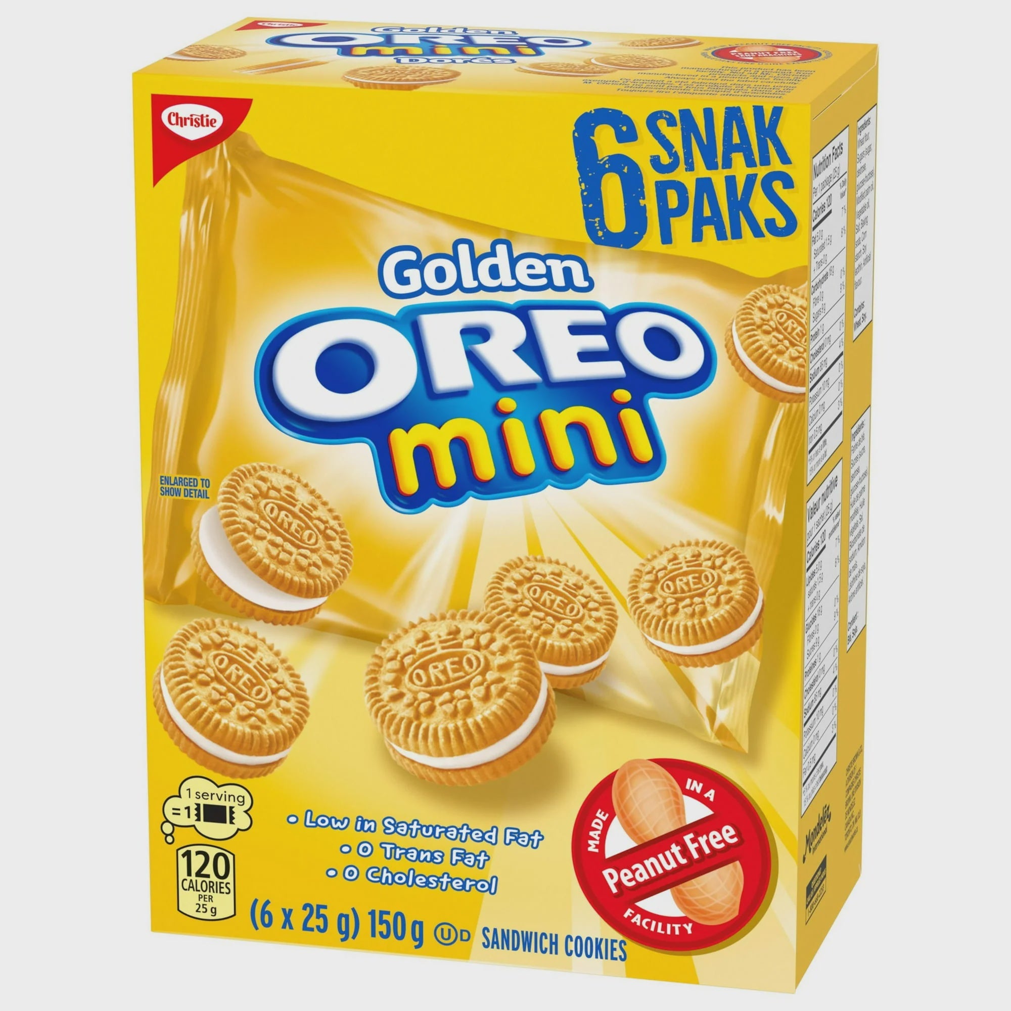 Oreo Mini Golden Snack Pack Cookies 150 g