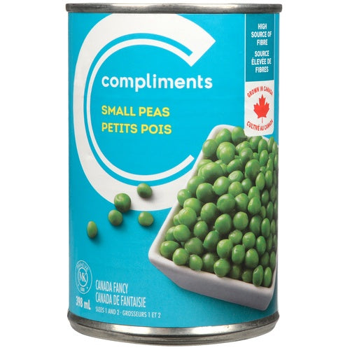 Compliments Small Peas -398ml