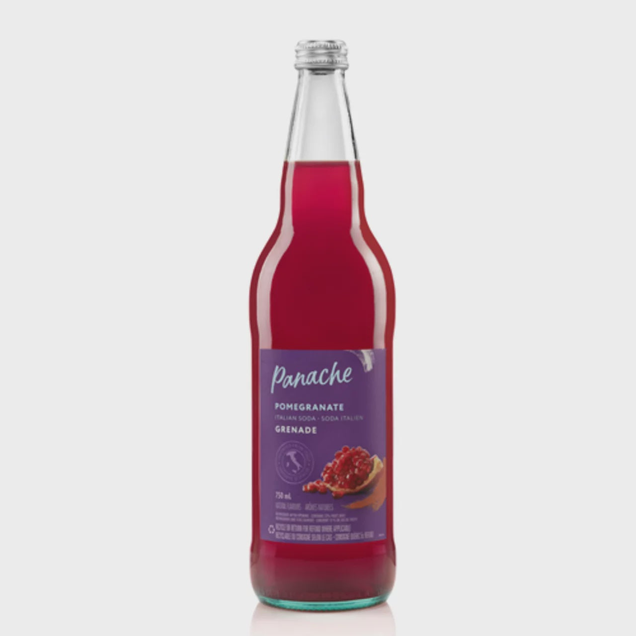 Panache Pomegranate Italian Soda - 750ml + $0.10 Dep