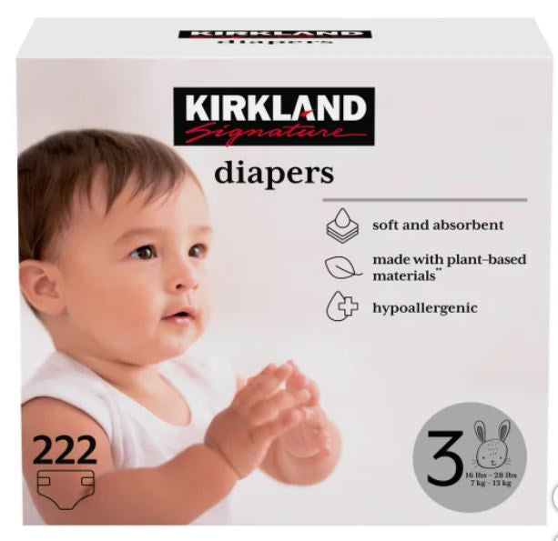 KS Diapers Size 3, 222