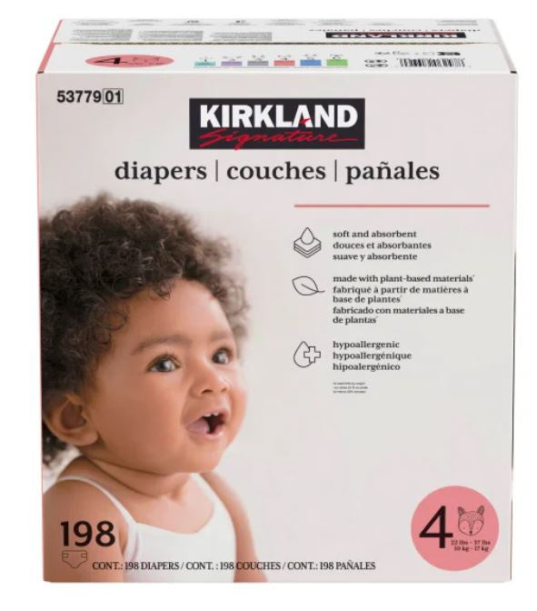 KS Diapers Size 4, 198