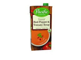 Pacific Organic Roasted Red Pepper & Tomato Soup - 1L