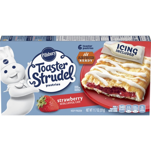 Pillsbury Strawberry Toaster Strudel x6