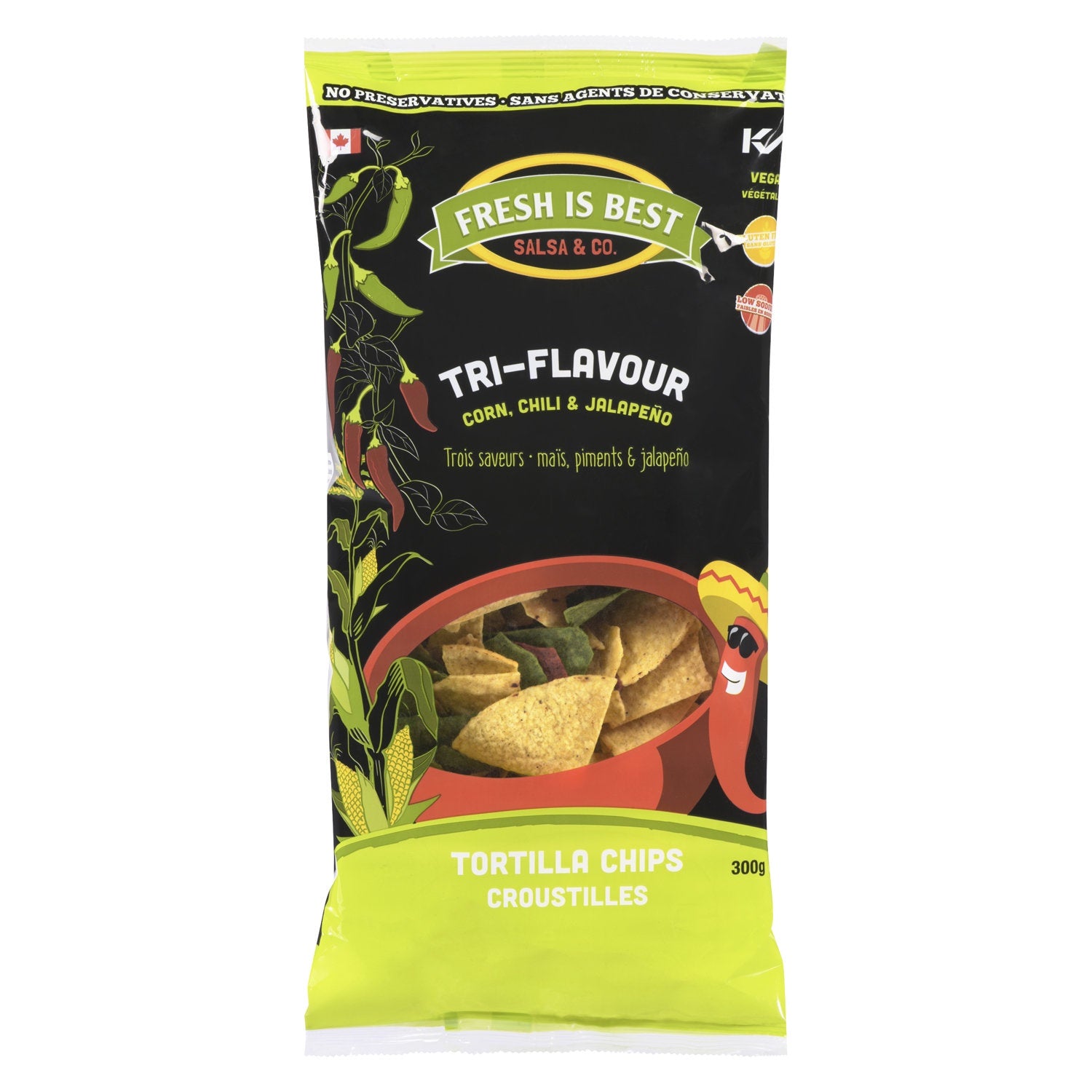 Fresh is Best Tri Colour Tortilla Chips 300g