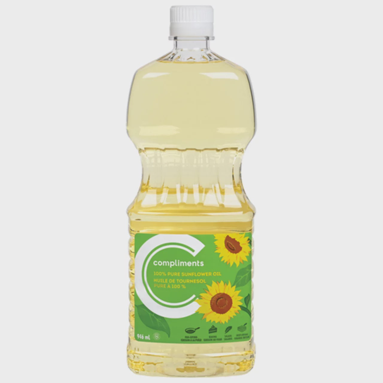 Compliments 100% Pure Sunflower Oil - 946 ml