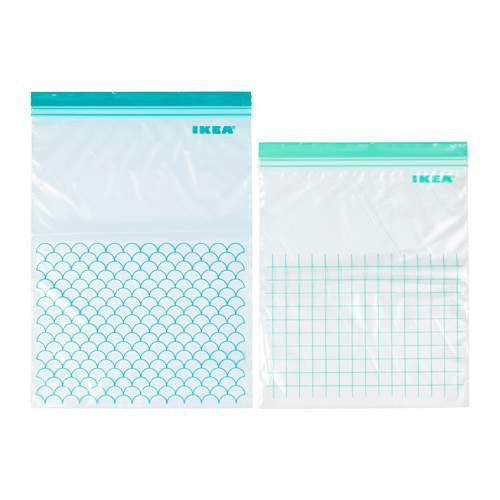 Ikea Zip Bags - 4.5 L & 6 L