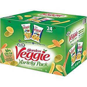 Garden Veggie Assorted Snack Packs - 24