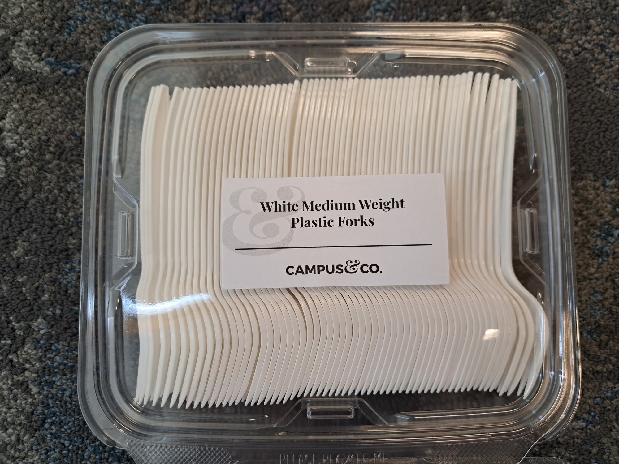 Hy Stix Medium Weight Plastic Forks - 175pk