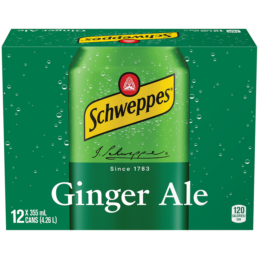 Schweppes Ginger Ale 12x355ml +$1.20DEP