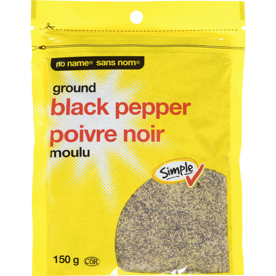 No Name Ground Black Pepper - 150g