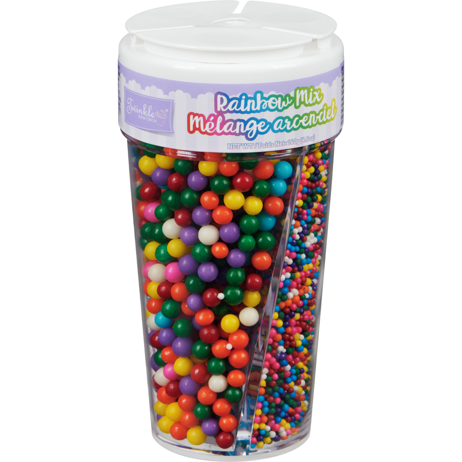 Twinkle Rainbow Mini Beads Sprinkles - 120g