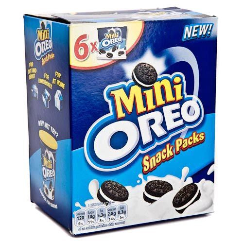 Mini Oreo Cookies - 6 Snack Packs