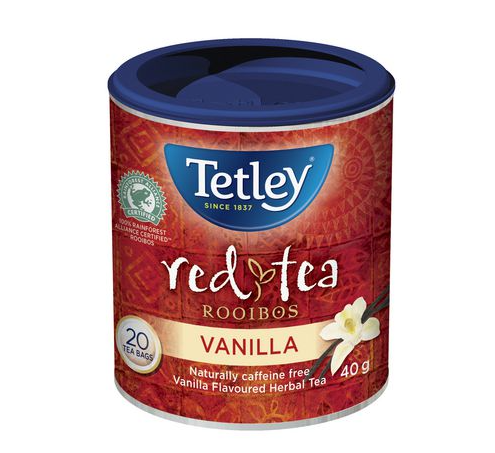 Tetley Rooibos Vanilla Tea - 20ct