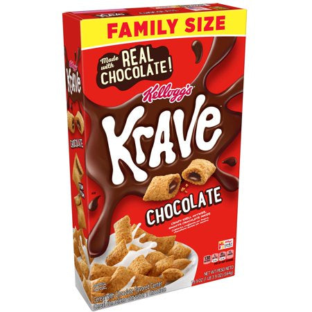 Kellogg's Krave Cereal- 323g