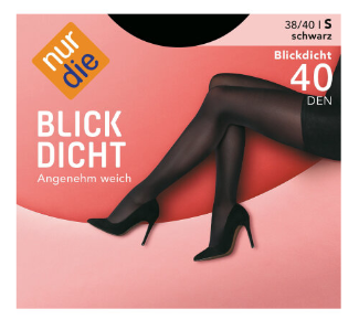 NurDie Tights Opaque Black 40 Den