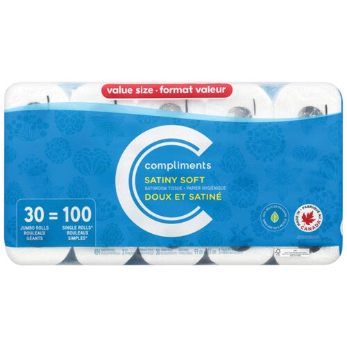 Compliments Bathroom Tissue 30 rolls